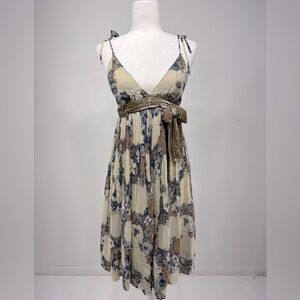 Maple pleated thin strap dress size 4